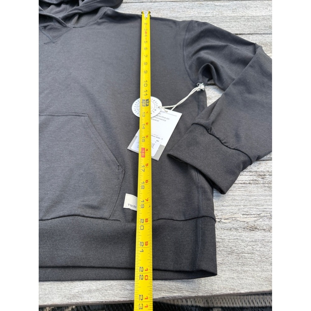 Vuori Halo Modern Pullover Hoodie Black Heather Women's Large NWT 🖤✨ - Picture 3 of 5